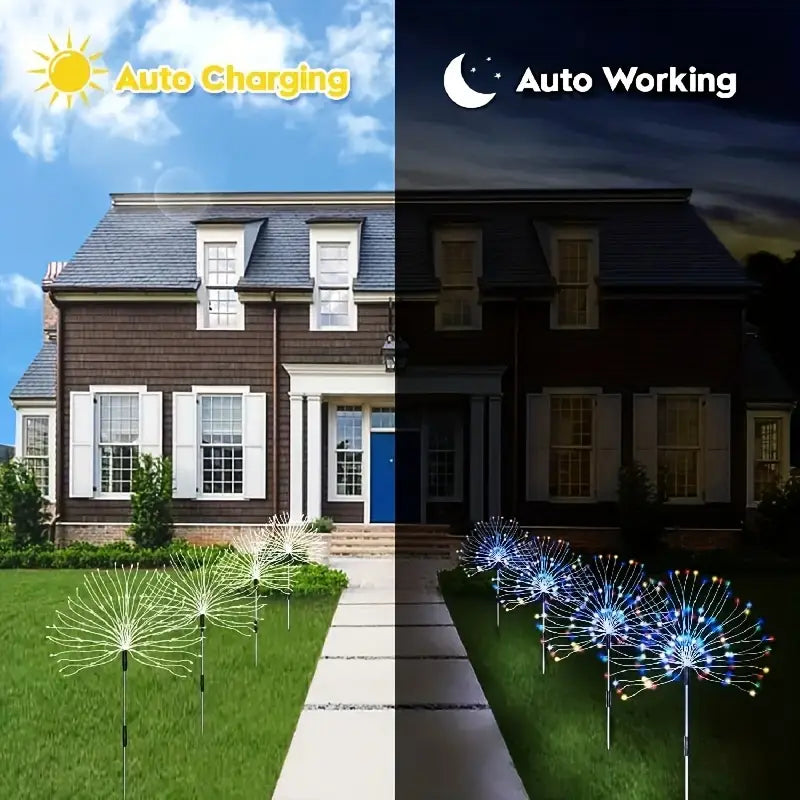 Luces de fuegos artificiales