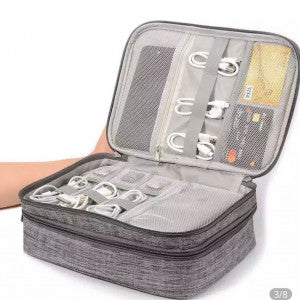 💼 Organizador Electrónico de 2 Niveles – ¡Lleva tu mundo digital contigo! ⚡