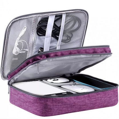 💼 Organizador Electrónico de 2 Niveles – ¡Lleva tu mundo digital contigo! ⚡