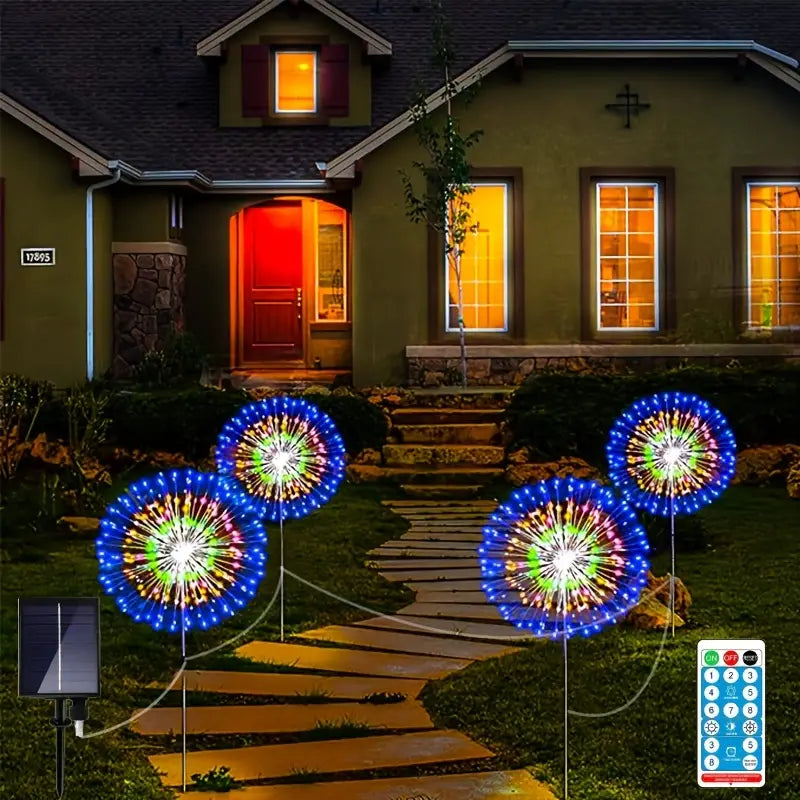 Luces de fuegos artificiales