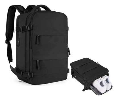 🎒 Mochila de Viaje con Carga USB y Compartimento para Laptop – ¡Explora sin límites! 🌍