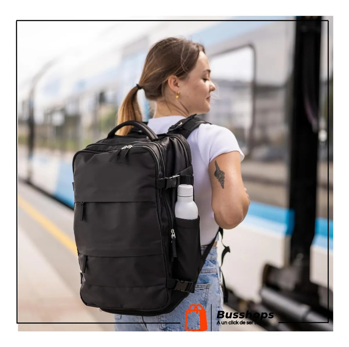 🎒 Mochila de Viaje con Carga USB y Compartimento para Laptop – ¡Explora sin límites! 🌍