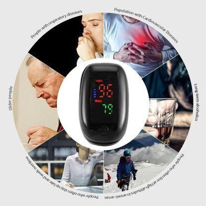 💙 Oxímetro Digital de Pulso – ¡Controla tu salud en segundos! 🌡️