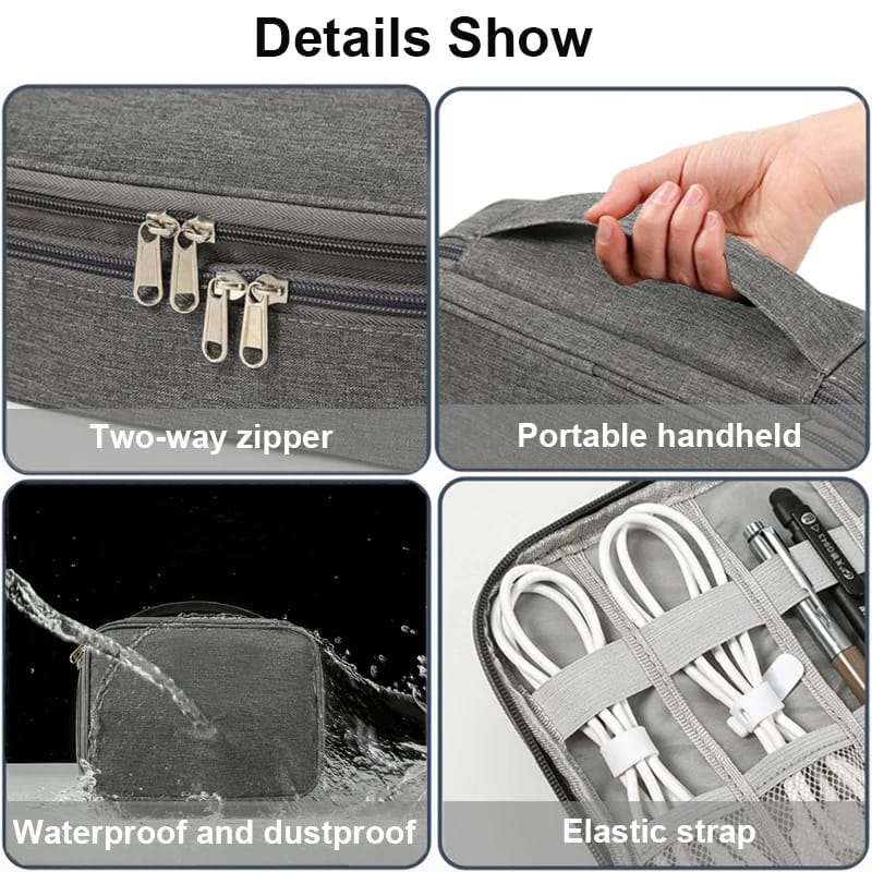 💼 Organizador Electrónico de 2 Niveles – ¡Lleva tu mundo digital contigo! ⚡