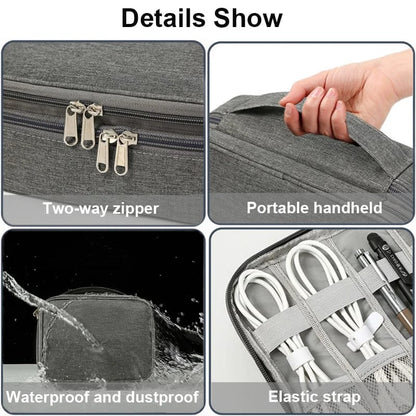 💼 Organizador Electrónico de 2 Niveles – ¡Lleva tu mundo digital contigo! ⚡